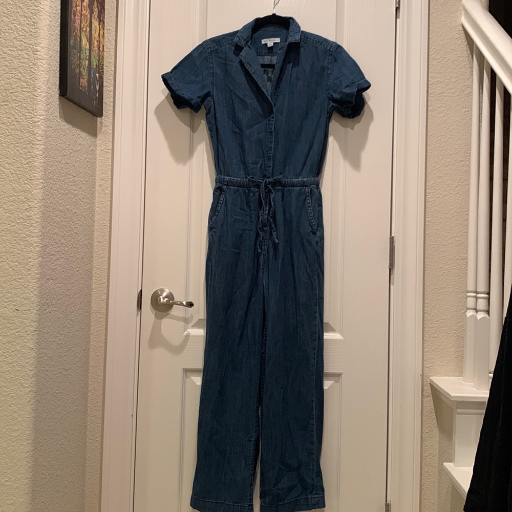 Free Assembly Jean Jumpsuit - XS